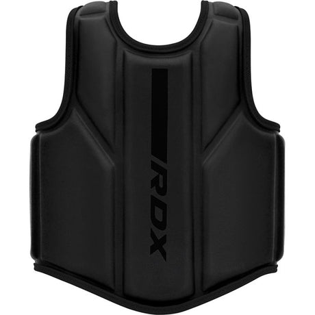 CHEST GUARD F6 MATTE BLACK PLUS-L/XL - BLACK,L/XL