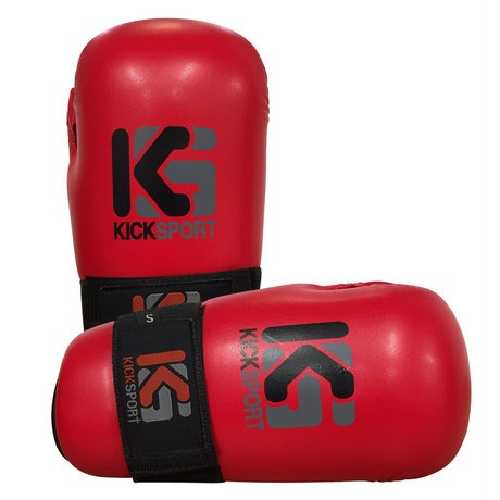 Kicksport Point Fighter Gloves "Fight" - Red Child - XXS/Child - XXS/Child