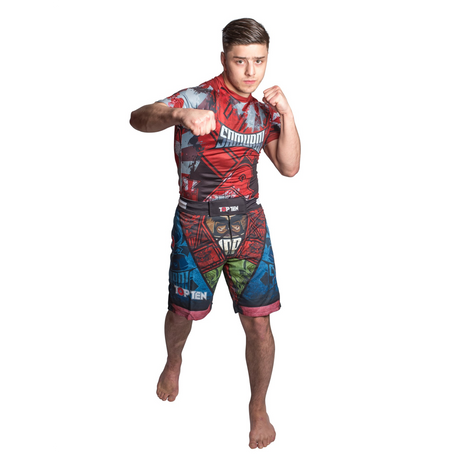 TOP TEN MMA Shorts "SAMURAI" Design II (18782-9) - 160cm - 160cm