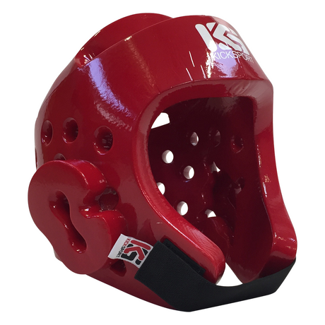 Kicksport "Fight" Dipped Foam Head Guard - Red Child - XS - XS