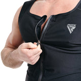 SWEAT VEST MENS M2 BLACK-L - BLACK,LARGE