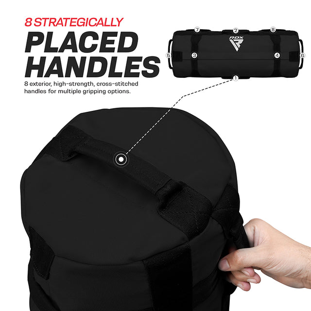 FITNESS SAND BAG BLACK (50 TO 125 LB) - BLACK,50 TO 125KG