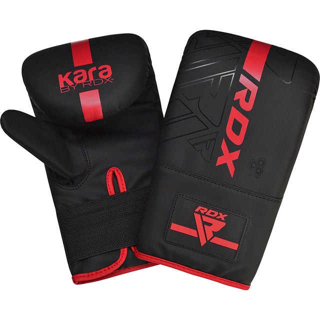 BOXING BAG MITTS F6 MATTE RED - RED