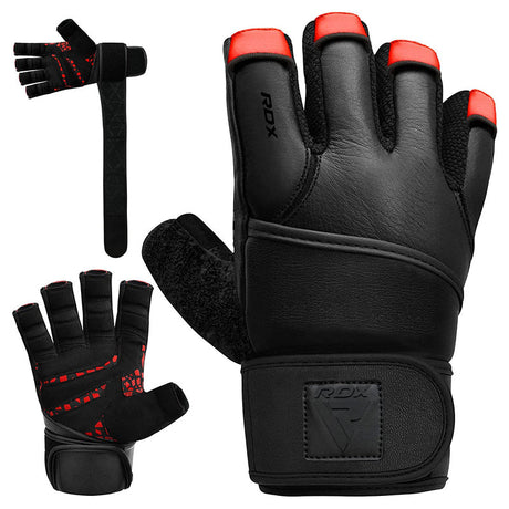 GYM GLOVE MICRO RED/BLACK PLUS-M - MEDIUM