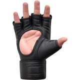 GRAPPLING GLOVE NEW MODEL GGRF-12 BLACK-L - BLACK,LARGE