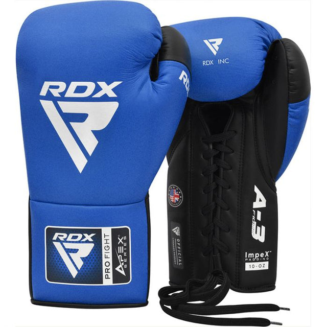 BOXING GLOVES PRO FIGHT APEX A3 BLUE-8OZ - 8oz