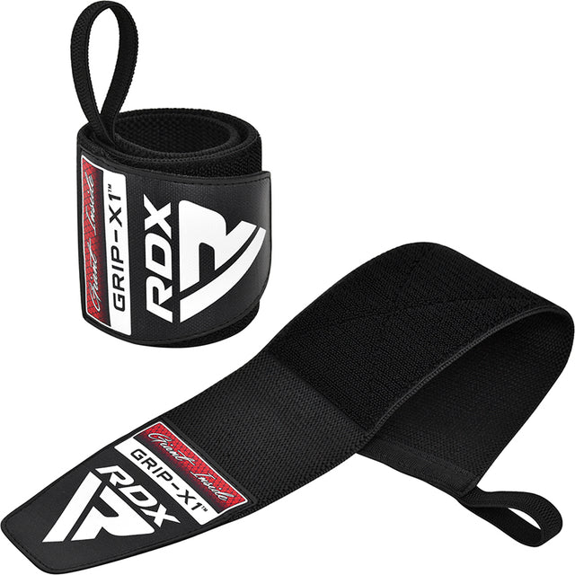 GYM WRIST WRAPS W3 FULL BLACK