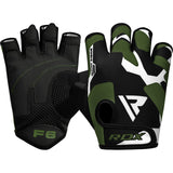 GYM GLOVES SUMBLIMATION F6 BLACK/GREEN-M - BLACK/GREEN,MEDIUM