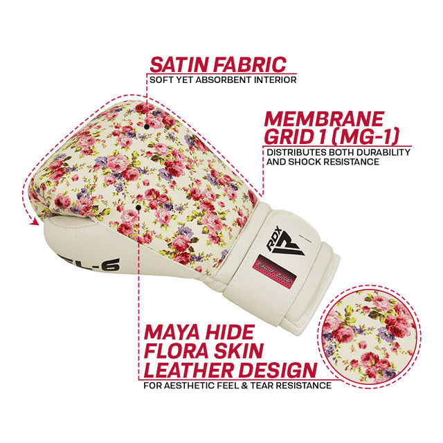 BOXING GLOVES FL-6 WHITE