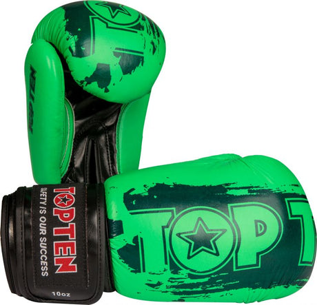 Boxhandschuhe „Power Ink“ - Green,10oz, Standard