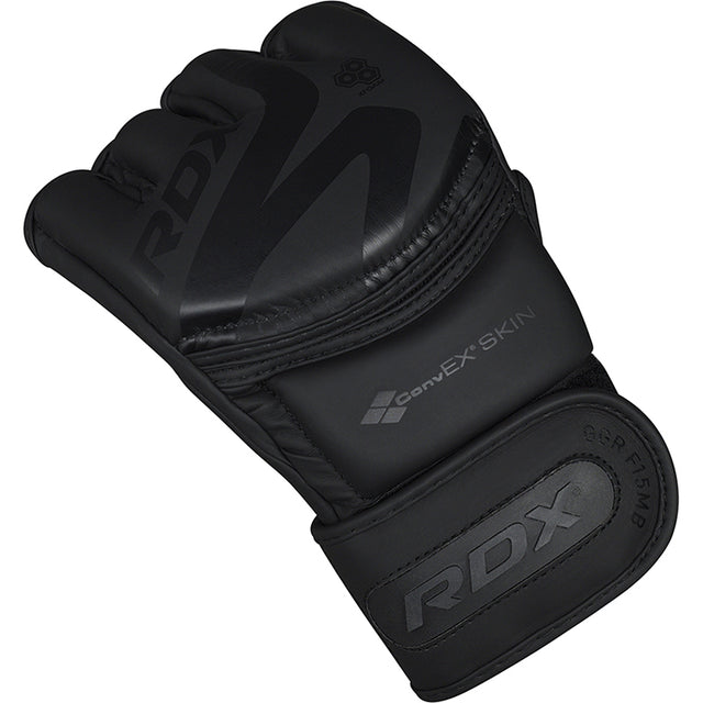 GRAPPLING GLOVE F15 MATTE BLACK-XL - XL