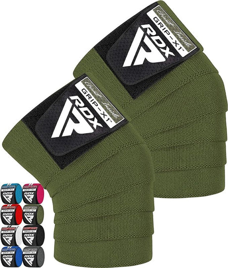 GYM KNEE WRAPS K1 ARMY GREEN - ARMY GREEN