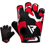 GYM GLOVES SUMBLIMATION F6 RED-L - RED,LARGE