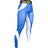 Kompressionshose, Leggings „WAKO Stretch“ - Blue/White,XS