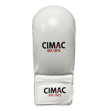 CIMAC KARATE MITTS NO THUMB WHT JNR