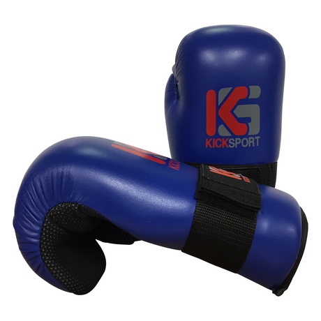 Kicksport Point Fighter Gloves "Fight" - Blue Adult - M - M