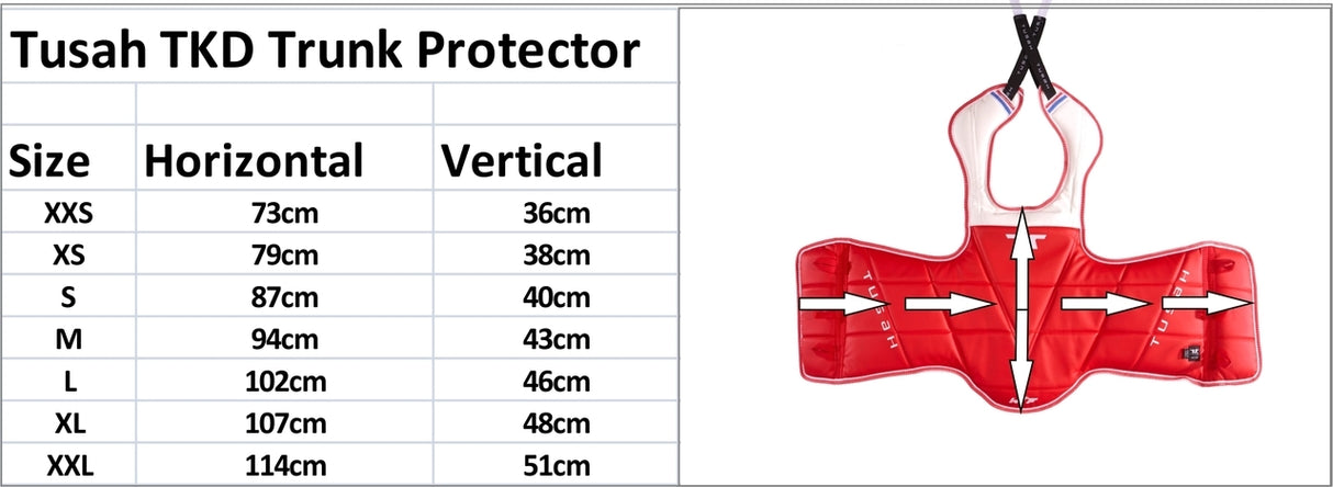 Tusah WT Approved Trunk Protector Children (20324C) - XXS/Child - XXS/Child