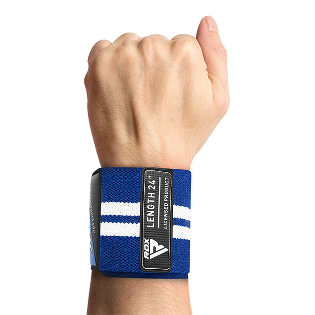 GYM WRIST WRAP W4 BLUE 24"-M - BLUE,MEDIUM