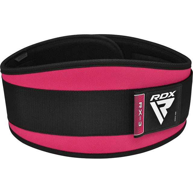 WEIGHT LIFTING BELT EVA CURVE RX3 SHARP PINK-M - SHARP PINK,MEDIUM