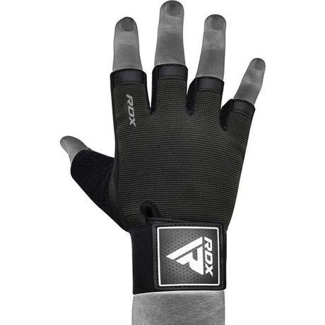 GYM TRAINING GLOVES T2 HALF BLACK PLUS