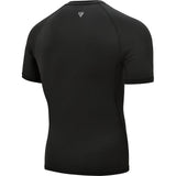 CLOTHING T15 COMPRESSION RASH GUARD BLACK HALF-3XL - 3XL