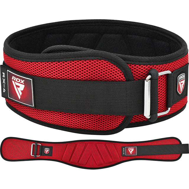 WEIGHT LIFTING BELT EVA CURVE RX4 RED-S - Small