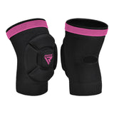 HOSIERY KNEE FOAM K5 BLACK/PINK-M - BLACK/PINK,MEDIUM