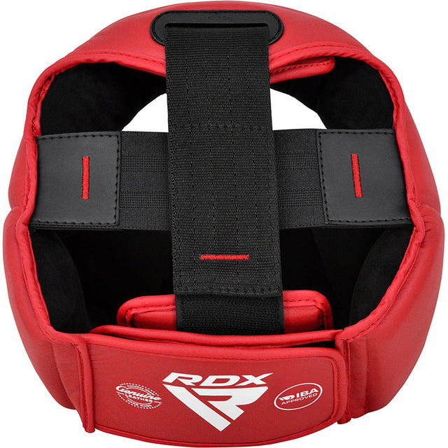 HEAD GUARD LEATHER IBA APPROVED-1 RED-S - RED,SMALL