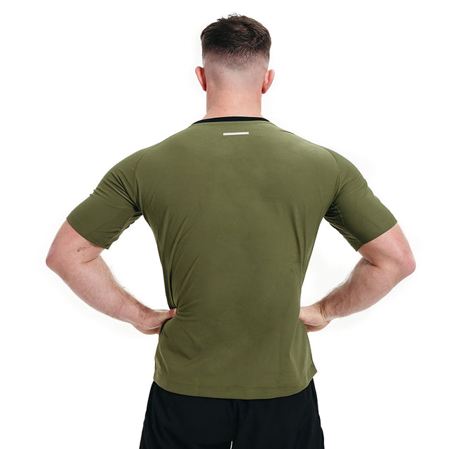 SWEAT T-SHIRT MENS M1 ARMY GREEN-4XL - ARMY GREEN,4XL