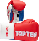 Boxhandschuhe „Profi Tricolor“ - Red - Blue,8oz