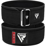 WEIGHT LIFTING STRAP BELT RX1 BLACK-S - BLACK,SMALL