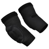 HOSIERY ELBOW FOAM BLACK/BLACK-L - BLACK/BLACK,LARGE