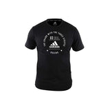 ADIDAS BOXING T-SHIRT - Large,Black/White