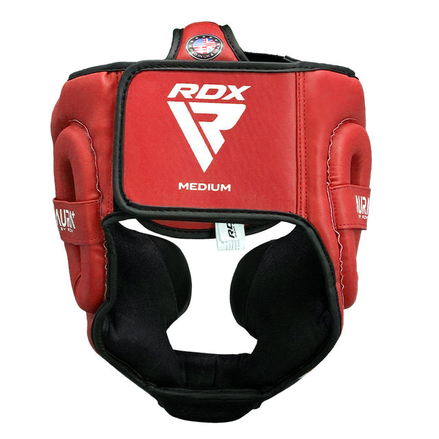 HEAD GUARD AURA PLUS T-17 RED/BLACK-S - Small