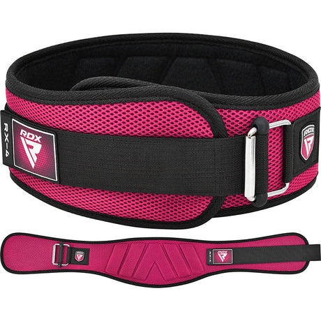 WEIGHT LIFTING BELT EVA CURVE RX4 PINK-XS - XS