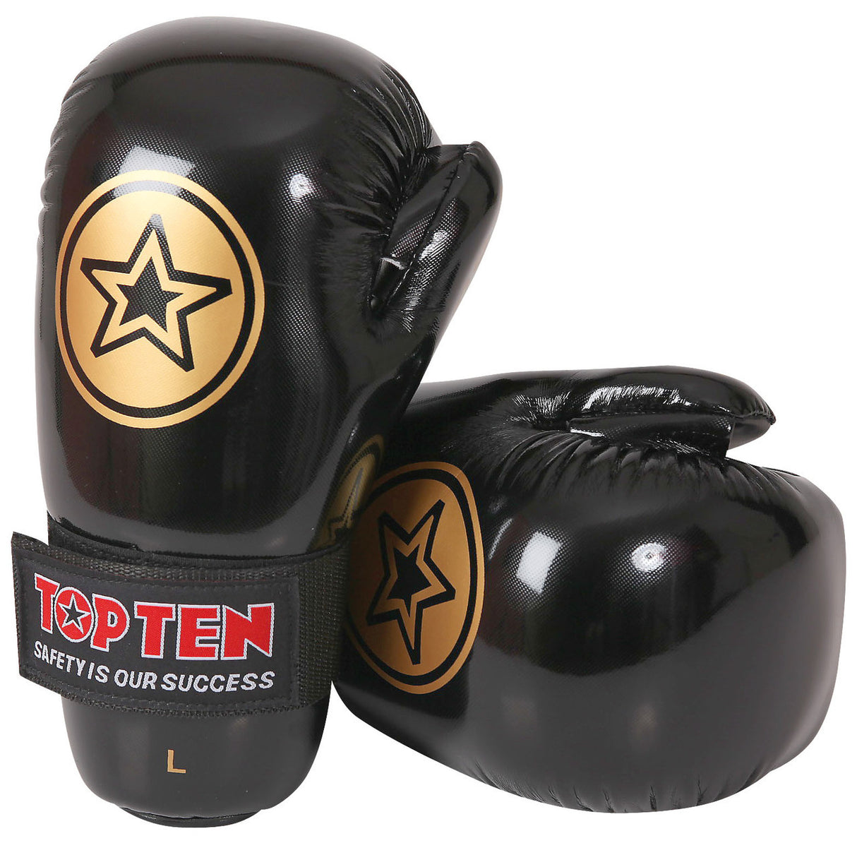 TOP TEN Pointfighter Glove "Star" Black (2176-9) - Small - Small