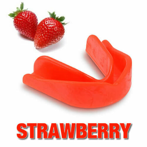 Kicksport Mouth Guard with Case - Single JUNIOR (KSMGSJ) - Strawberry - Strawberry