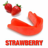 Kicksport Mouth Guard with Case - Single JUNIOR (KSMGSJ) - Strawberry - Strawberry