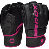 GRAPPLING GLOVES F6 MATTE PINK-M - MEDIUM