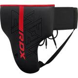 GROIN GUARD REX F6 MATTE RED-L - LARGE