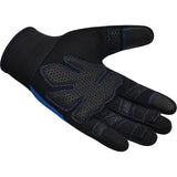 GYM WEIGHT LIFTING GLOVES W1 FULL BLUE-XL - BLUE,XL