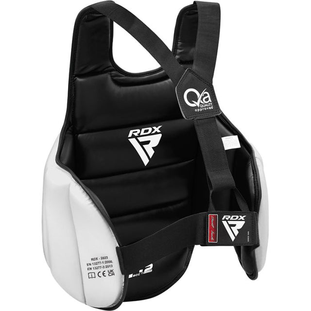 SEMI CONTACT CHEST GUARD SCC-T2 BLACK/WHITE-2XL - BLACK/WHITE,2XL