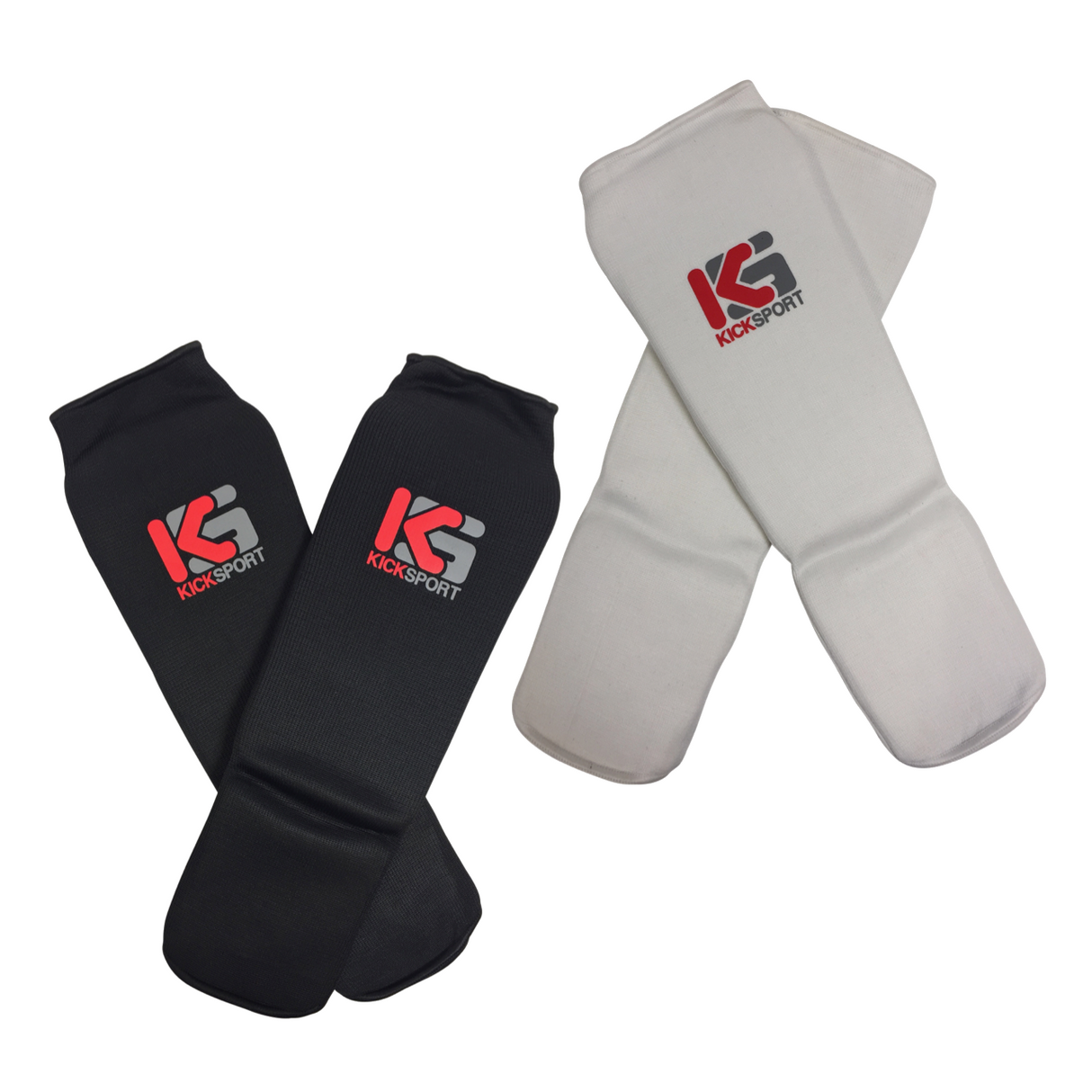 Cloth Shin-Instep Support by Kicksport Child - White - XXS/Child - White,XXS/Child