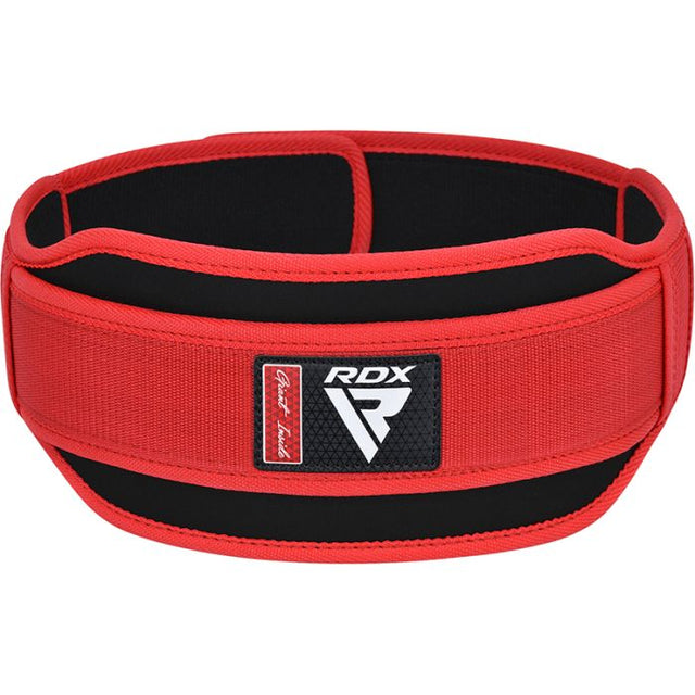 WEIGHT LIFTING DOUBLE BELT RX5 RED-S - Small