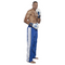 Kickboxhose „Stripes“ - Blue/White,160cm