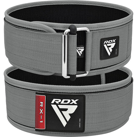 WEIGHT LIFTING STRAP BELT RX1 GRAY-S - GRAY,SMALL