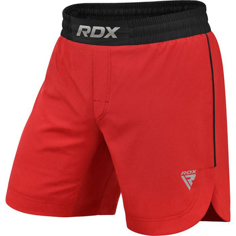 MMA SHORTS T15 RED-L - RED,LARGE