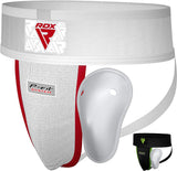 GROIN GUARD SUPPORTER WHITE PLUS-M - WHITE,MEDIUM