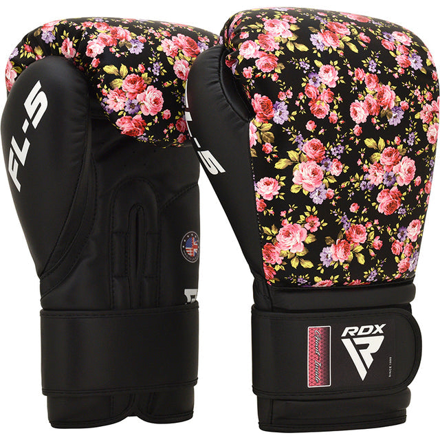 BOXING GLOVES FL-5 BLACK-12OZ - 12OZ