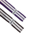 Belts - Purple/Brown 2 White Stripes Adult - Purple/2 White Stripes - 280 - Purple/2 White Stripes,280